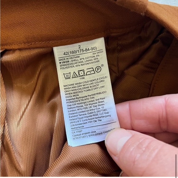 NWT Banana Republic x Harbison High Waist Pleated Safari Suit Pant Brown size 2 - Picture 13 of 16